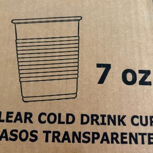 80- 62470007 VASOS 7 OZ - TRANSLUCENT - CS/1200